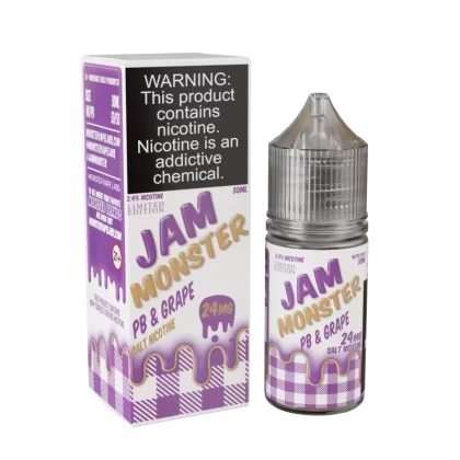 Jam Monster Salt - PB & Grape - 30ML E-Liquid (Limited Edition) - 24MG