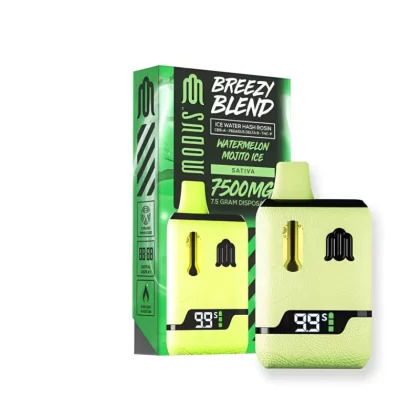 Modus Breezy Blend High Potency THC-P Disposables 7500mg - Blueberry Acai Ice (Hybrid), Mango Sherbet Ice (Hybrid)