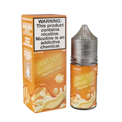 Custard Monster Salt - Pumpkin Spice - 30ML E-Liquid - 24MG