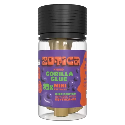 Zotica THC-A Blend Kief Gorilla Glue Mini Pre-Rolls – 10ct - Count#1 Pack>2 Pack (10% off)>3 Pack (10% off)