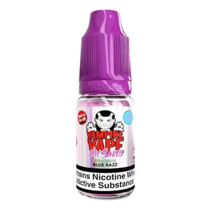 Pinkman Blue Razz Nic Salt E-Liquid by Vampire Vape (10ml) - 10mg