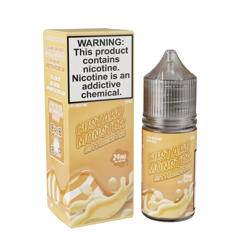 Custard Monster Salt - Butterscotch - 30ML E-Liquid - 48MG