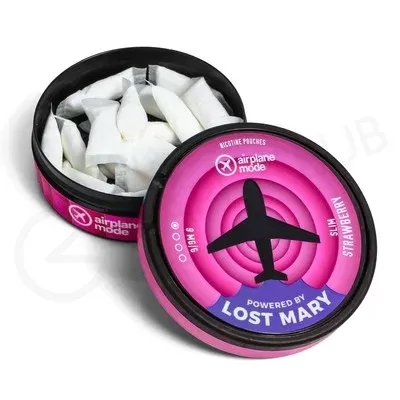 Strawberry Airplane Mode Nicotine Pouches by Lost Mary - Ecigpremium