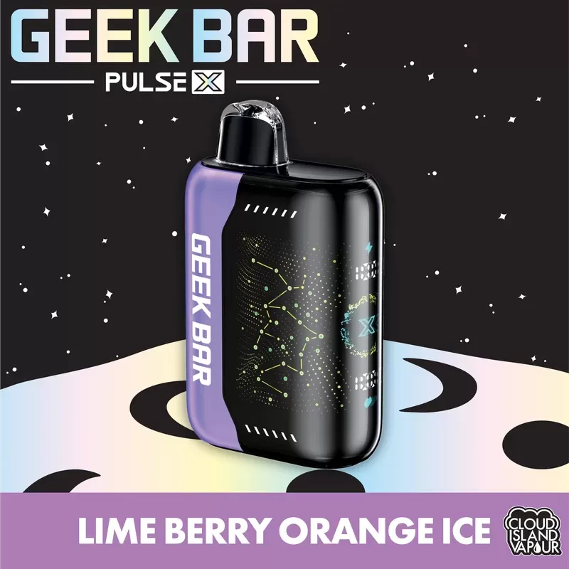 GEEK BAR PULSE X Disposable Vape – Lime Berry Orange Ice