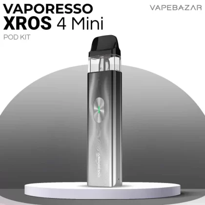Vaporesso XROS 4 Mini Kit – Space Grey - Vaporesso / Pod Kit / 1000 mAh / max. 30 Watt / USB-C / 3 ml