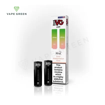 Sour Watermelon Kiwi Prefilled Pods by IVG Air