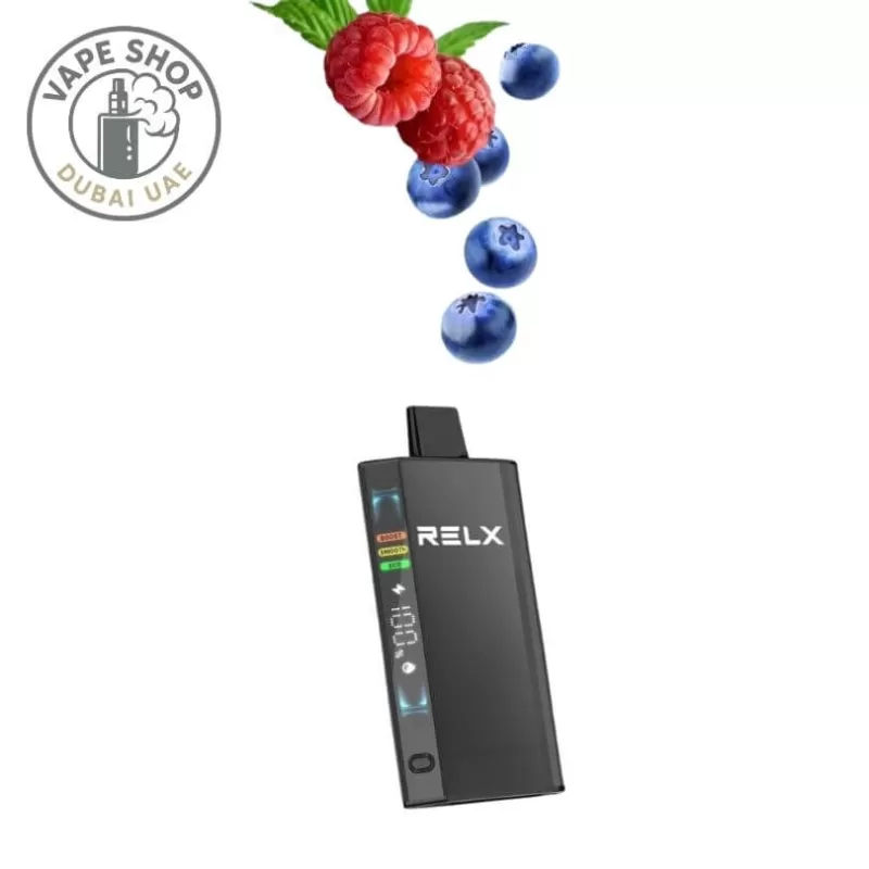 RELX Ace 20000 Puffs 50mg Disposable Vape - Vape Product, BOX OF 10 PCS; Banana Ice, Blueberry Raspberry (0AAABE) - Image 3