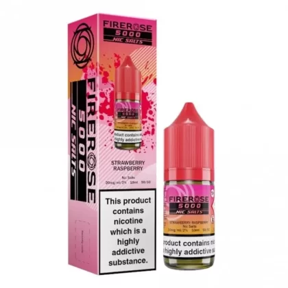 ELUX Firerose 5000 Strawberry Raspberry Nic Salt E Liquid (10ml)