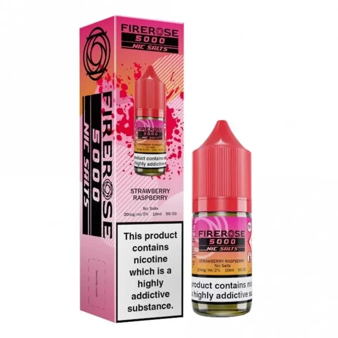 ELUX Firerose 5000 Strawberry Raspberry Nic Salt E Liquid (10ml)