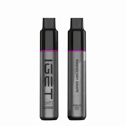 IGET HOT 5500 Puffs Raspberry grape - Ozvapeone
