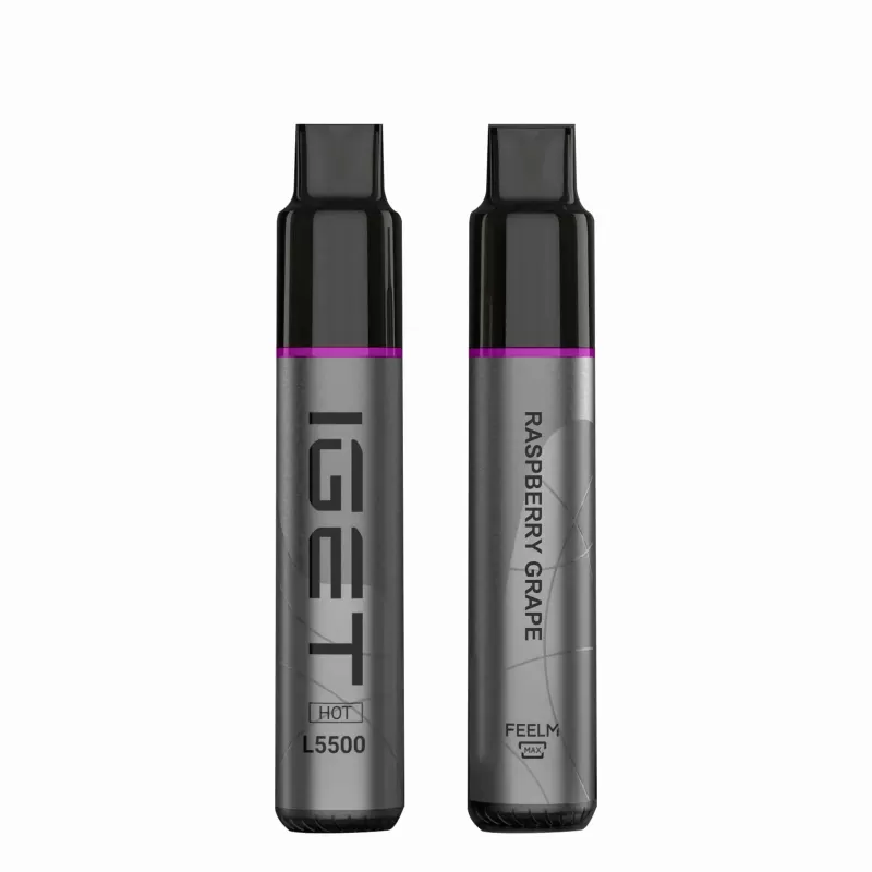 IGET HOT 5500 Puffs Raspberry grape - Ozvapeone