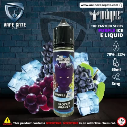 Purple Ice - The Panther Series Ice E Liquid by Dr. Vapes - 3 mg / 120 ml