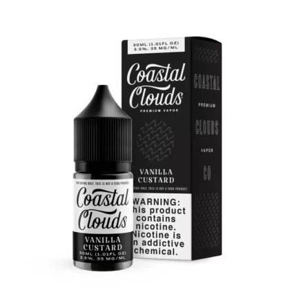 Coastal Clouds Salt Vanilla Custard eJuice - Vape Product; Vape Product, Vape Product