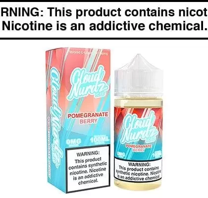POMEGRANATE BERRY ICE BY CLOUD NURDZ TFN 100ML - Vapejuice