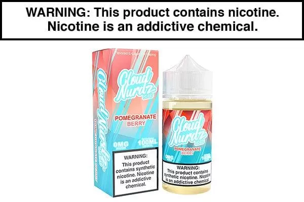 POMEGRANATE BERRY ICE BY CLOUD NURDZ TFN 100ML - Vapejuice