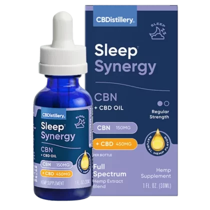 Sleep Synergy CBD Oil Tincture with CBN – CBDistillery - size#30ml - (Extra Strength) 1200mg>30ml - (Regular Strength) 600mg