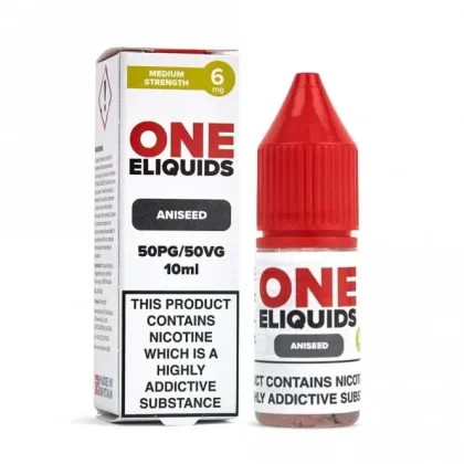 One E Liquids Aniseed E Liquid – 50/50 Series (10ml)