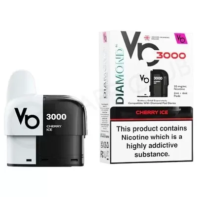 Cherry Ice Vapes Bars Diamond 3000 Refill Pack