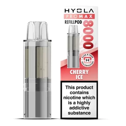 Hyola Pro Max 8000 Prefilled Pod Cherry Ice - Ecigpremium