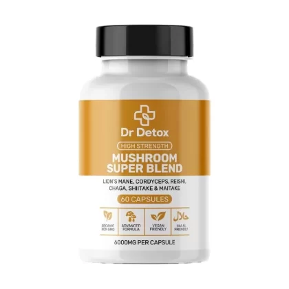 Mushroom Super Blend Capsules By Dr Detox 60 Pack - Ejuicewarehouse