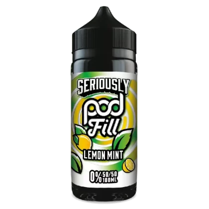 Doozy Pod Fill 100ml E-Liquid Shortfill Lemon Mint - Title#0mg