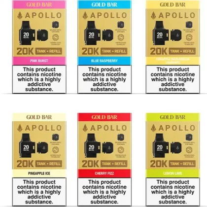 Gold Bar Apollo 20k Replacement Tank