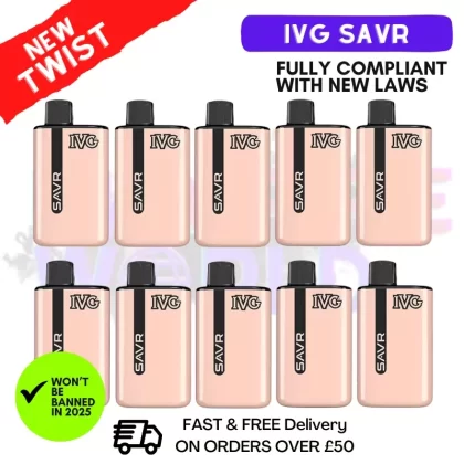 Pink Lemonade IVG Savr 3K Puff Box Of 10