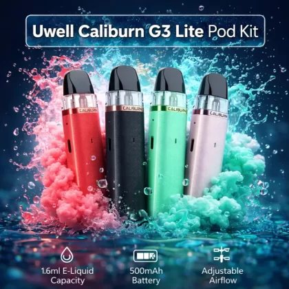 Uwell Caliburn G3 Lite Pod Kit - Pale Purple / 0.6ohm (2.5ml)
