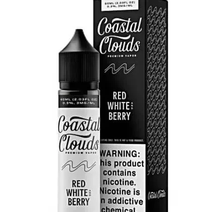 Coastal Clouds Red, White and Berry E-Liquid 60ml
