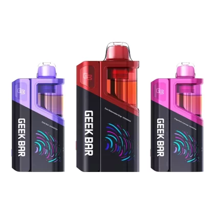 Geek Bar CLIO Platinum 50K Disposable Vape – KIT - KIT - Code Red 50mg - ( w/ Battery), KIT - Cool Mint 50mg - ( w/ Battery)