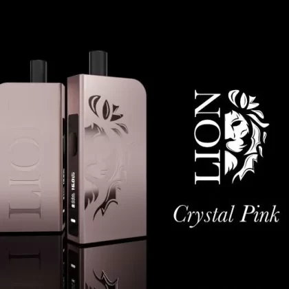 Lion Pod Mod Crystal Pink – Hellvape x La Tabaccheria