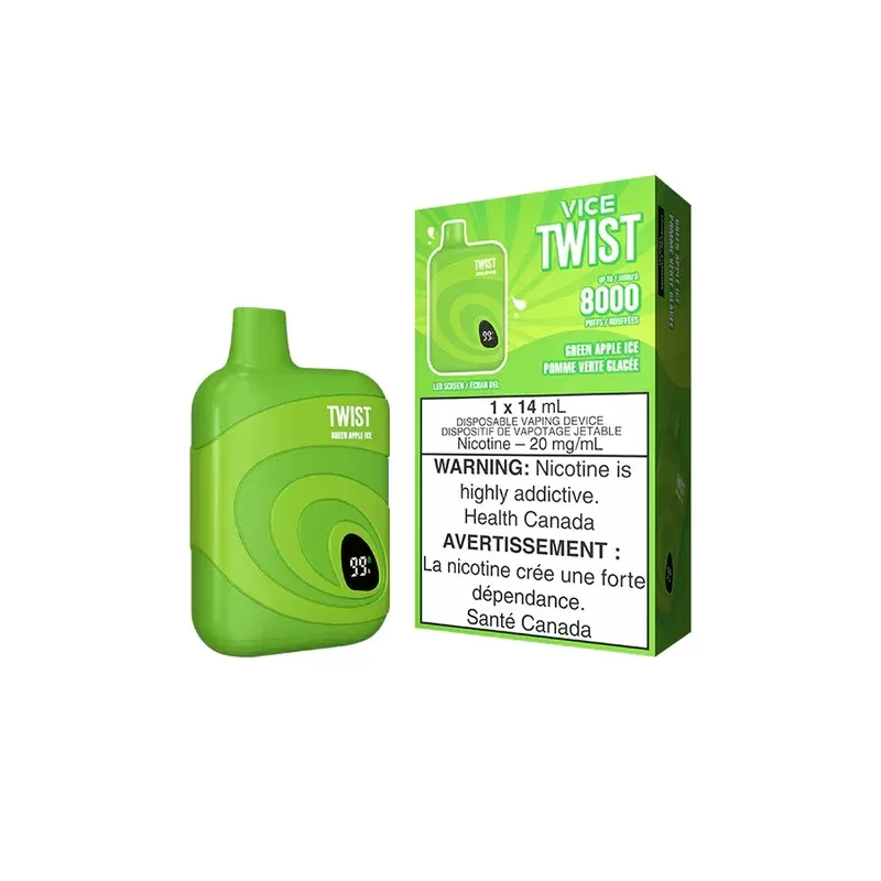 VICE TWIST 8000 – GREEN APPLE ICE