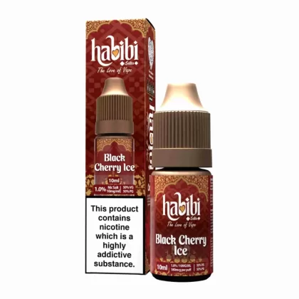 Habibi Black Cherry Ice Nic Salt Vape Juice - 10 Pack