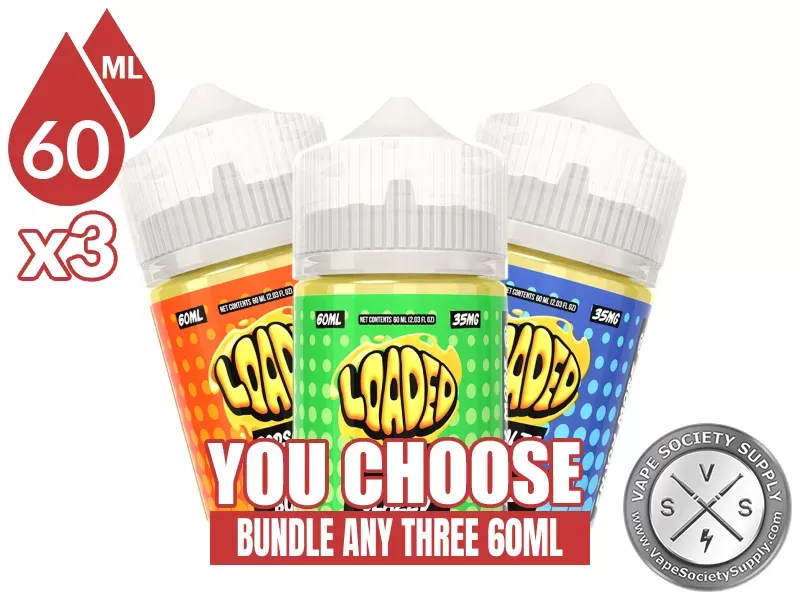 Loaded PODSALTZ Bundle 3x60ml (180ml)