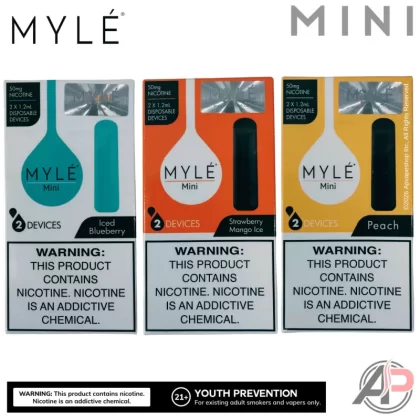 Myle Mini Disposable Vape Device - Banana Ice (Old Expired Batch), Clear