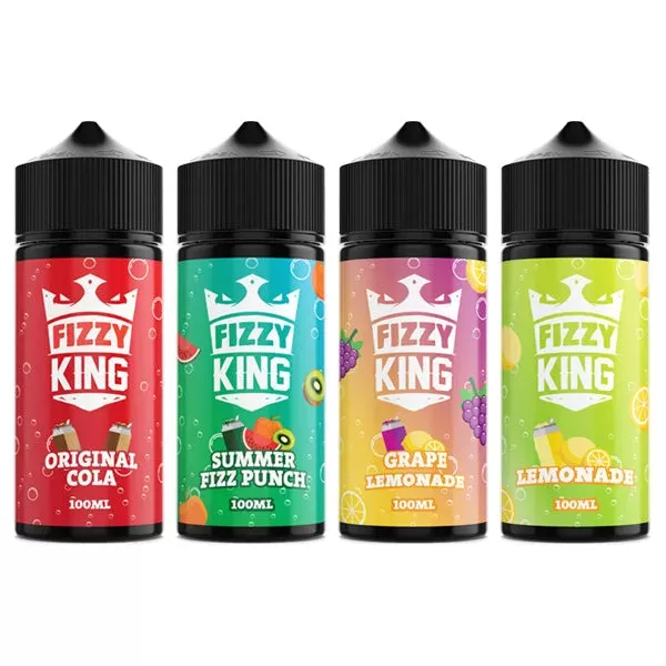 Fizzy King 100 ml erfrischendes Shortfill E-Liquid (0 mg, 70VG/30PG)