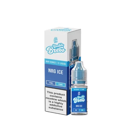 Ohm Brew Double Brew NRG Ice 10ml Nic Salt E-Liquid - 20mg