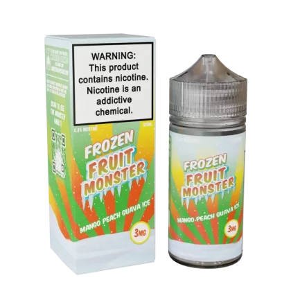 Frozen Fruit Monster - Mango Peach Guava Ice - 100ML E-Liquid - 0MG