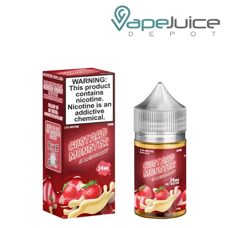 Strawberry Custard Monster Salts 30ml