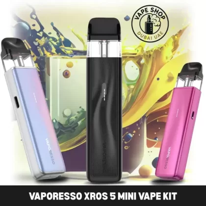 VAPORESSO XROS 5 MINI VAPE KIT IN DUBAI - Black, Carbon Black