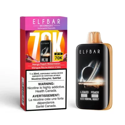 Elf Bar MoonNight 70K Puffs – Mango Peach Watermelon