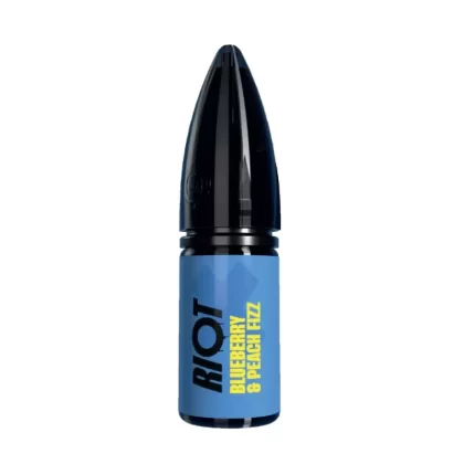 Blueberry & Peach Fizz Nic Salt E-Liquid Riot X by Riot Squad (10ml)