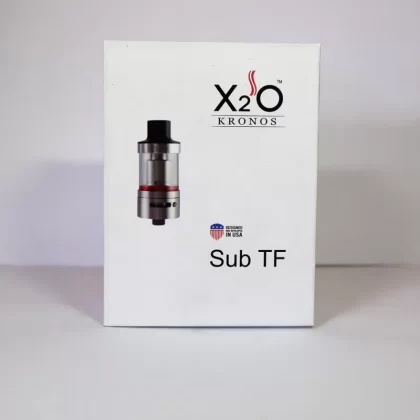 X2O Kronos SUB-TF (TOP-FILL) 22mm 0,3 ohm – Tank - Svart / X2O
