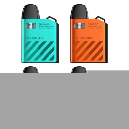 UWELL CALIBURN AK2 POD KIT - Colour#Classic Black>Graphite Grey>Neon Orange>Turquoise Blue