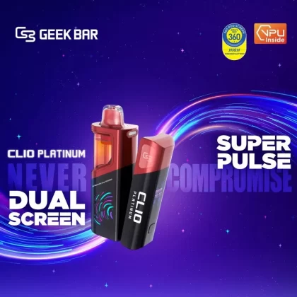 Geek Bar CLIO Platinum 50K Kit - Strawberry B-Burst