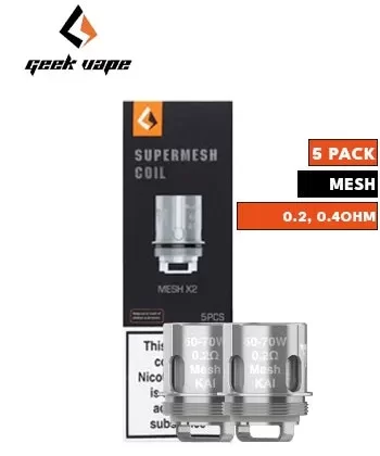 GeekVape SuperMesh X2 Coils - 0.40 ohm / Mesh