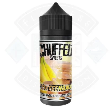 Chuffed Sweets – Toffeenana 0mg 100ml Shortfill E-Liquid