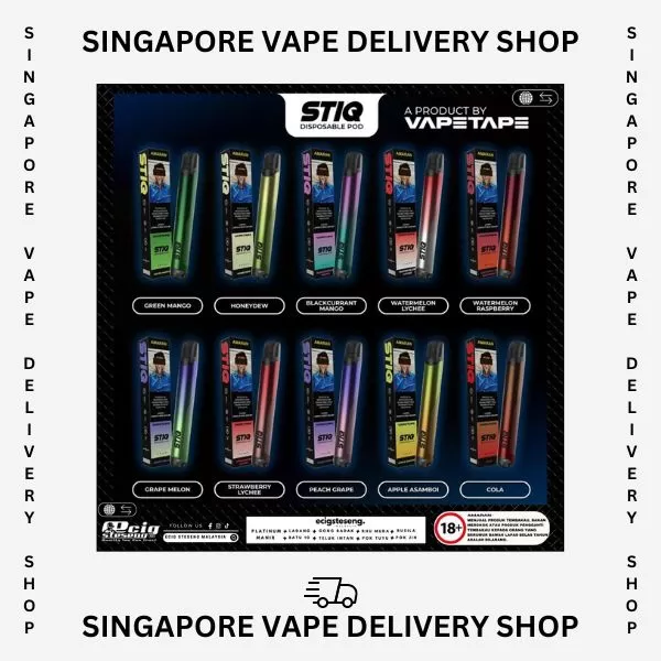 Vapetape STIQ 3000 Puffs - Apple Asam Boi - Image 3
