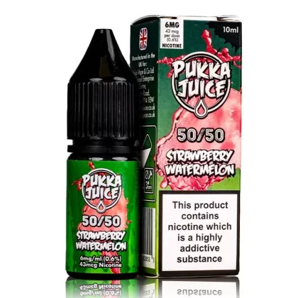 Strawberry Watermelon By Pukka Juice 10ml - Nicotine Strength#6mg>3mg>12mg