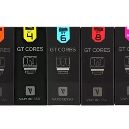 VAPORESSO GT CORE COILS - CHOOSE TYPE#GT 6 COIL 0.2>GT 8 COIL 0.15>GT 2 COIL 0.4>GT CCELL COIL 0.5>GT MESHED COIL 0.18>GT 4 COIL 0.15>GT CCELL 2